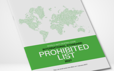 WADA publishes 2027 Prohibited List